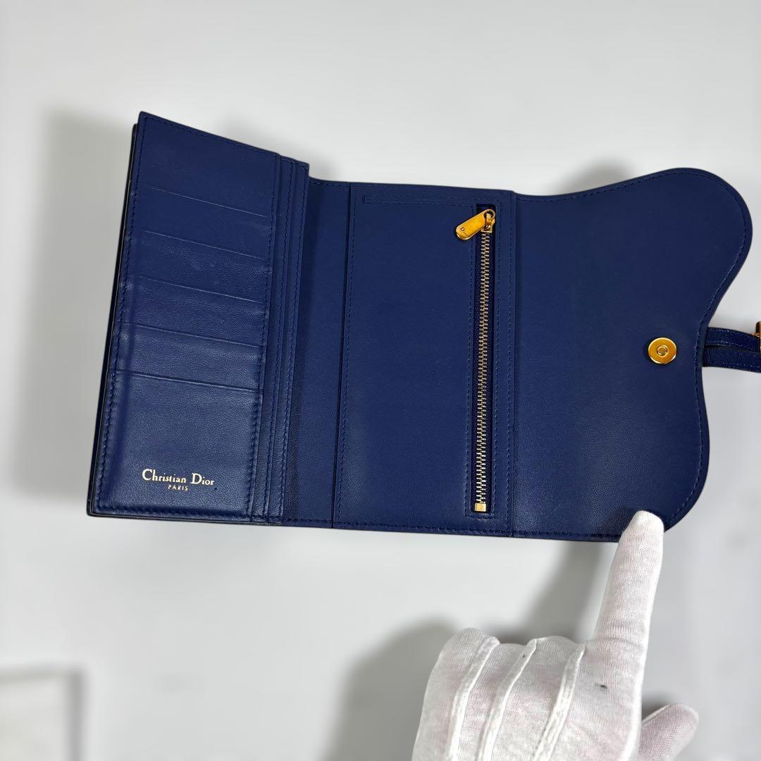Christian Dior サドル 長財布 鑑定済 正規品