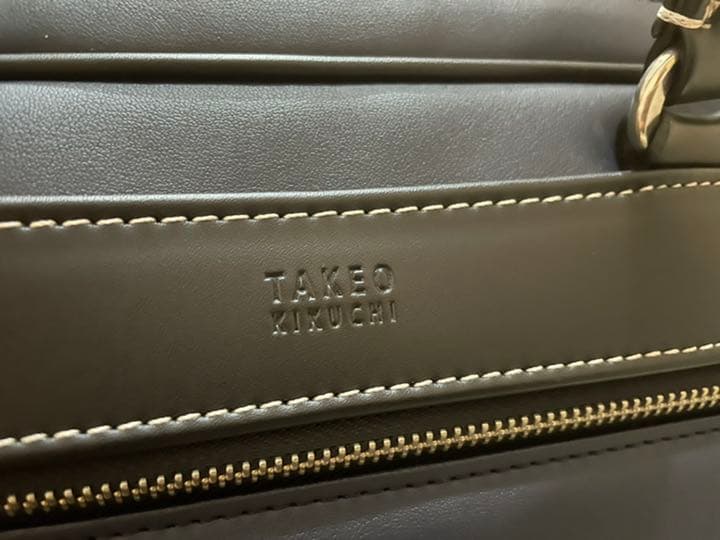 TAKEO KIKUCHI ビジネスバッグ 牛革　新品