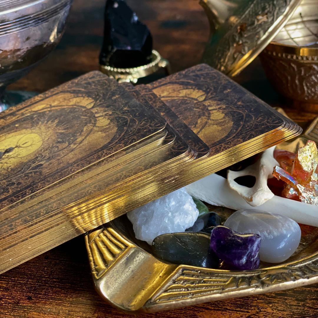 【正規品タロットカード】超美麗✨希少海外インディーズ✨幻想的なダークアートデッキ