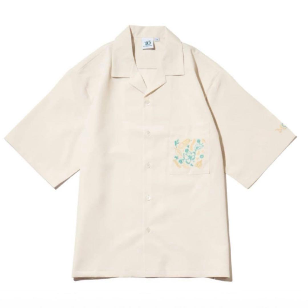 Mrs. GREEN APPLE オープンカラーシャツオフホワイト