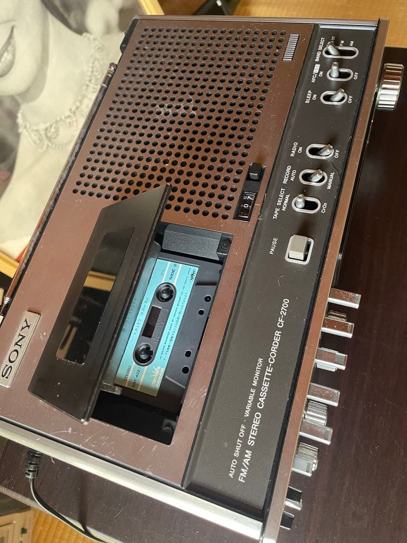SONY CF-2700 ラジカセ　動作確認
