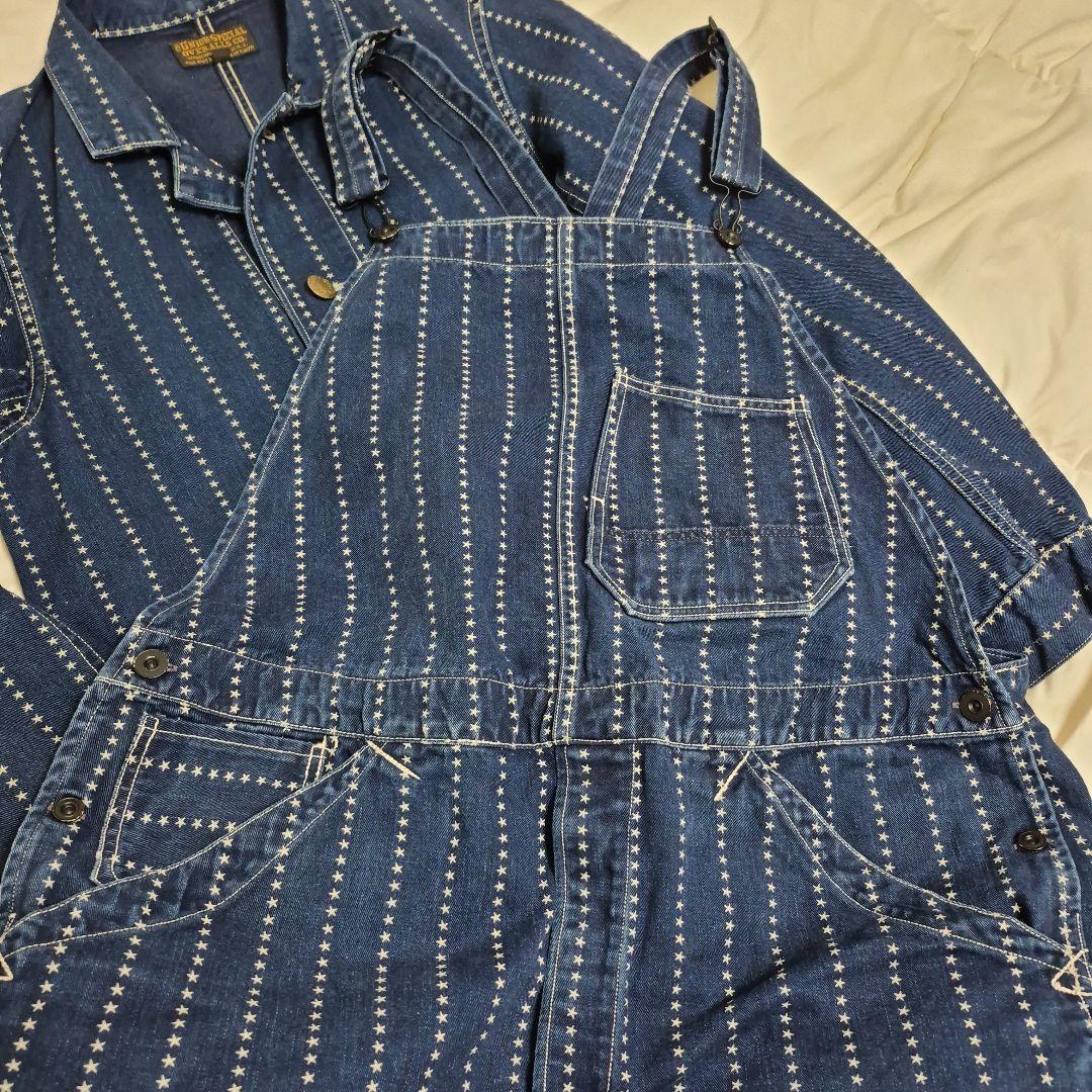 g*r様 フリーホイーラーズスターウォバッシュストライプワークコート36