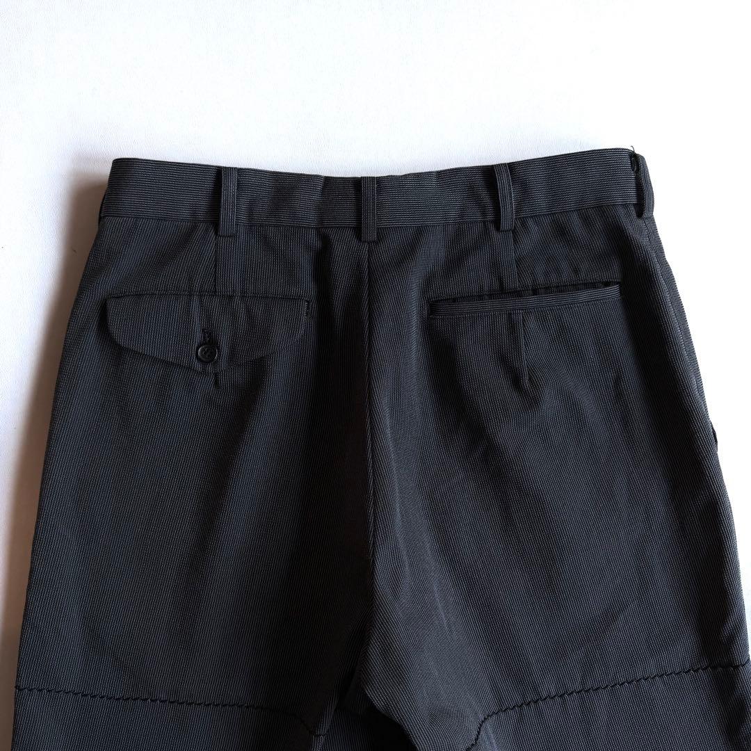 《99aw》 コムデギャルソン オムプリュス ステッチ スラックス パンツ M