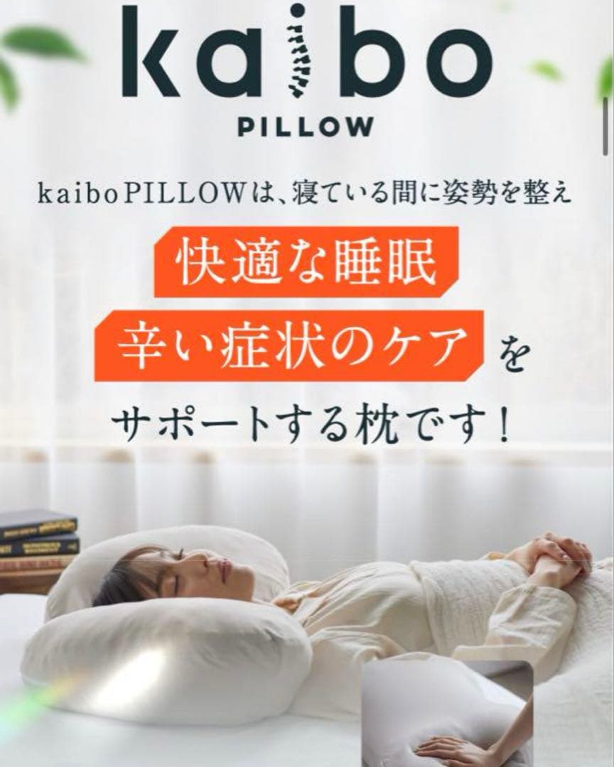 【新品未使用】 kaibo 整体枕