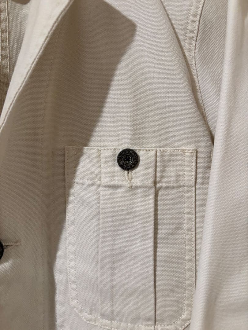 LYBRO ナイジェルケーボン　ダックテーラードジャケット 48 ホワイト