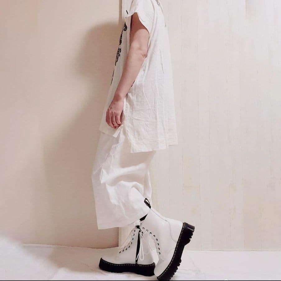 NO CONTROL AIR　ワイド サルエル ガウチョパンツ 白