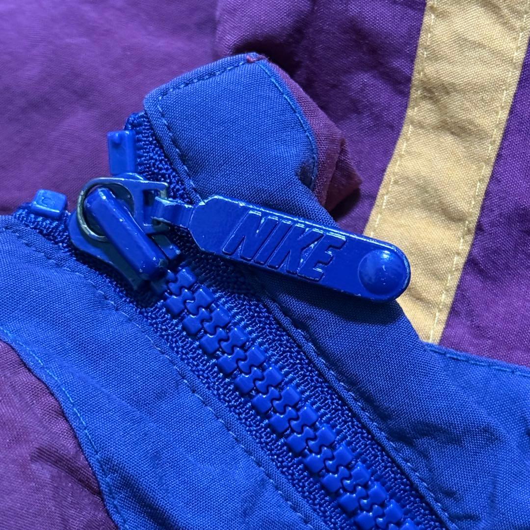 90s NIKE ナイロンジャケット ナイキ vintage 銀タグ 刺繍ロゴ