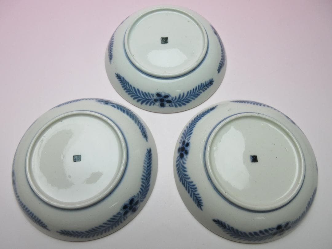 時代 角福 金彩 風景紋 小皿 18客 TN 101 70816