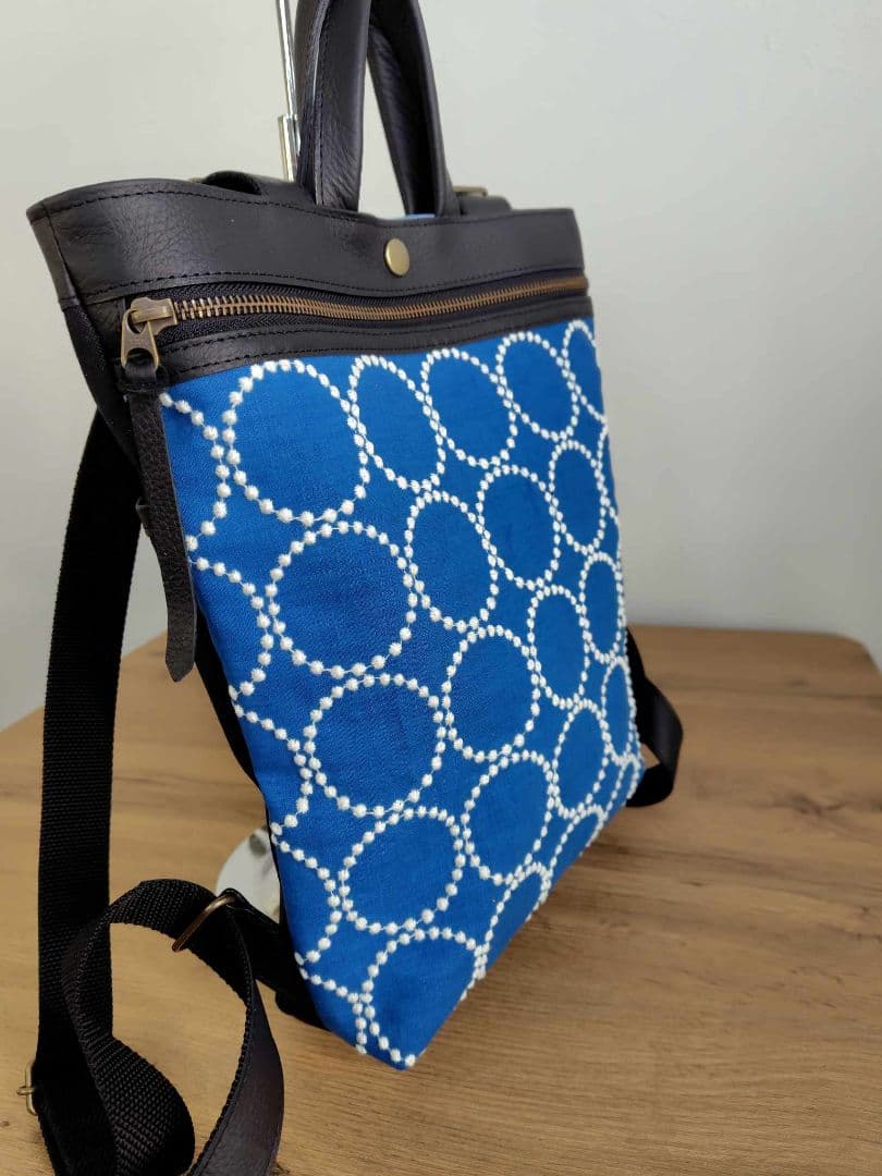 ミナペルホネン/2025tambourineタンバリンブルー/A４トートリュック