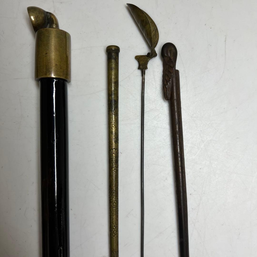 江戸時代　特大　ケンカ煙管　40.5cm 東K8-0205①