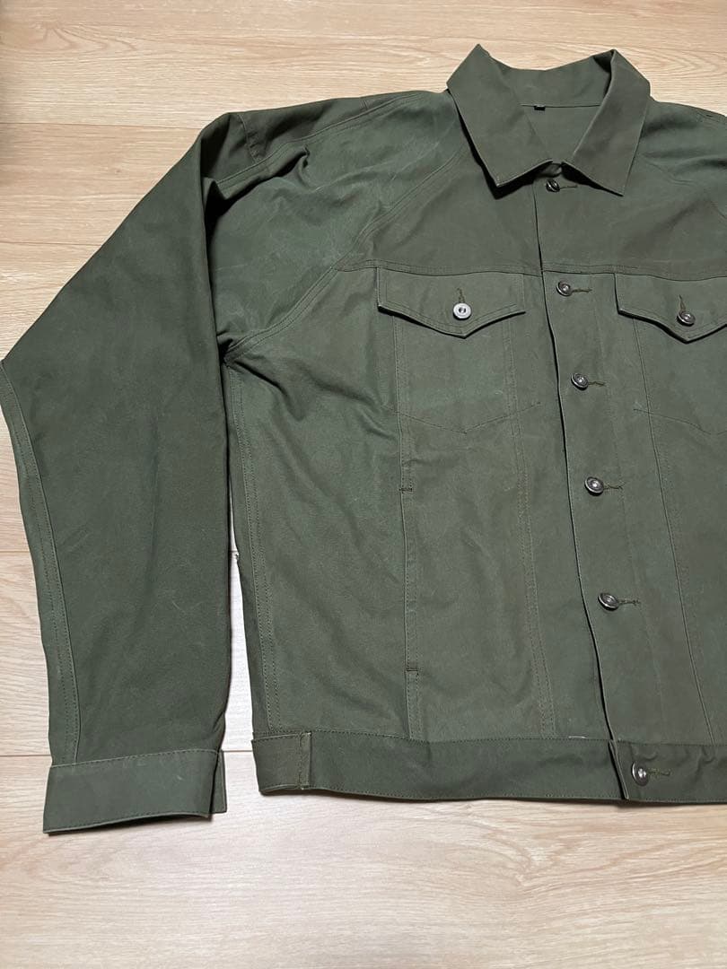 試着のみ laid back テント トラッカージャケット XL