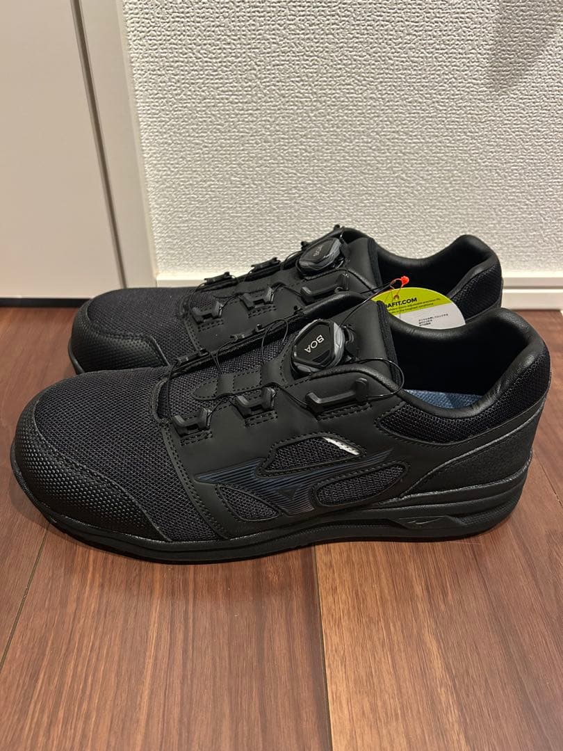 ミズノ MIZUNO 安全靴 ブラック オールマイティボア　27.0cm BOA