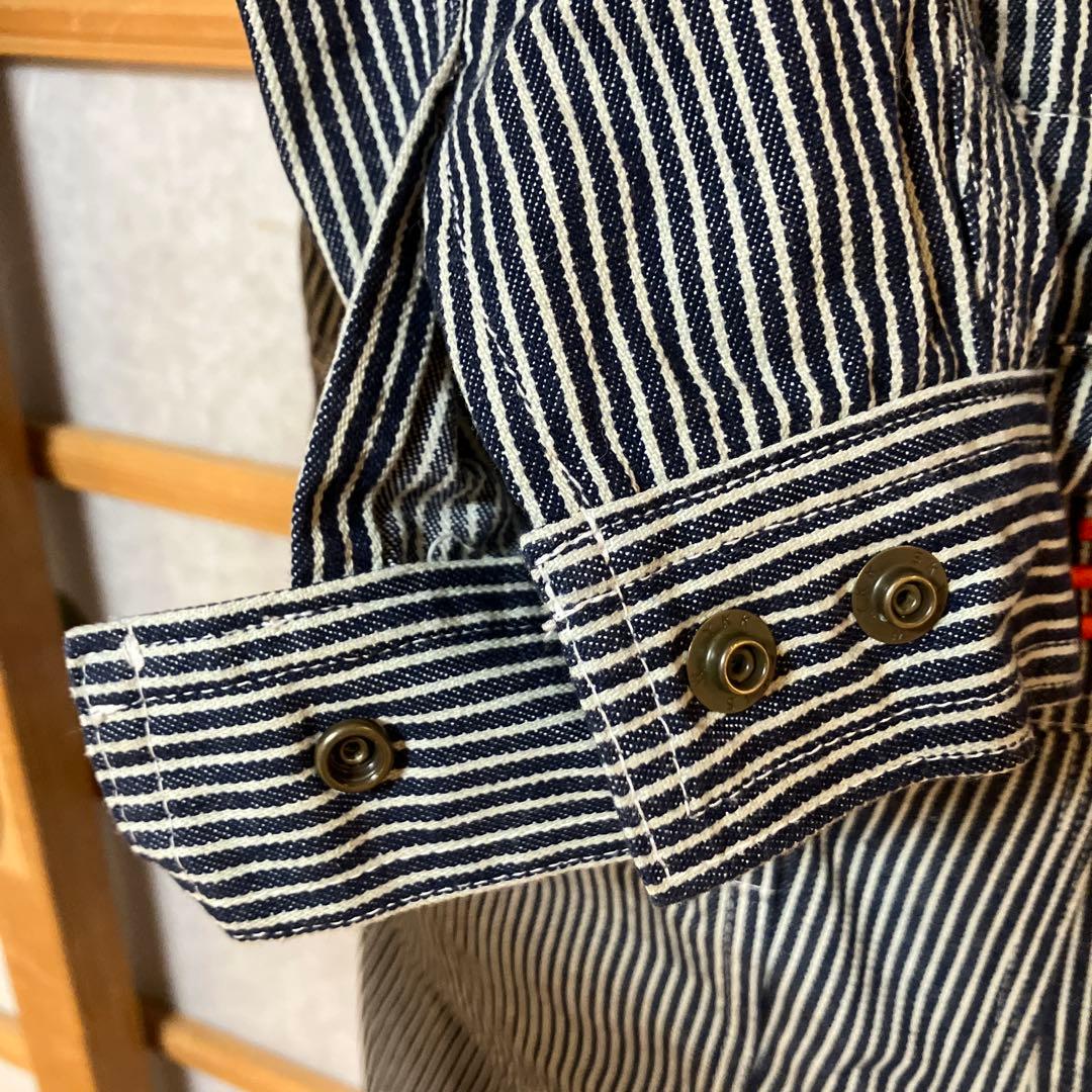 スナップオン　オールインワン試着のみ　ストライプ