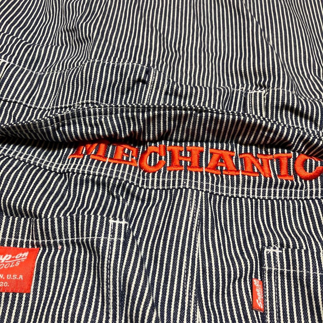 スナップオン　オールインワン試着のみ　ストライプ