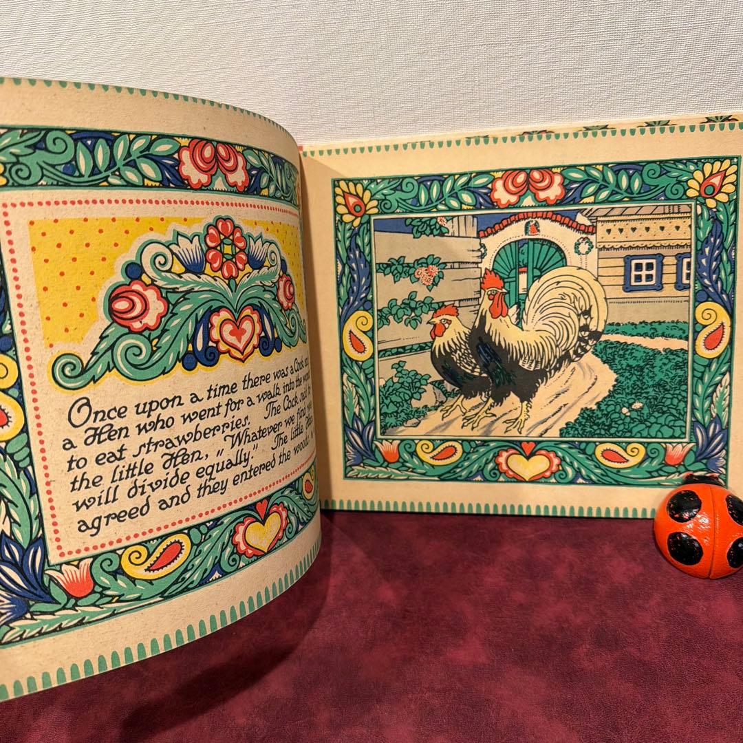 116⑨1925年アンティーク絵本　洋書古書　ジャンクジャーナル　イラスト　挿絵