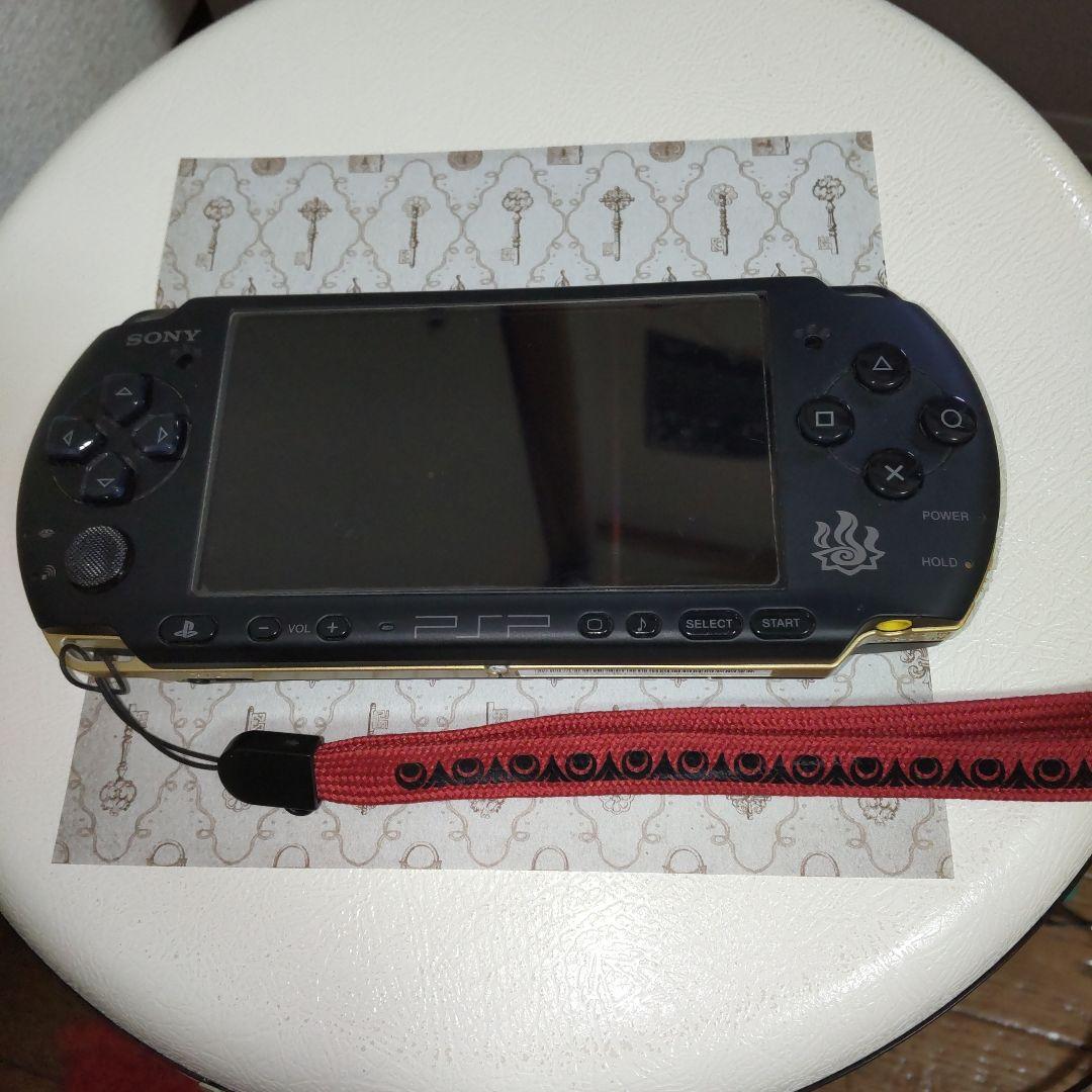 ジャンク扱い SONY PSP 特別版 モンスターハンター デザイン本体