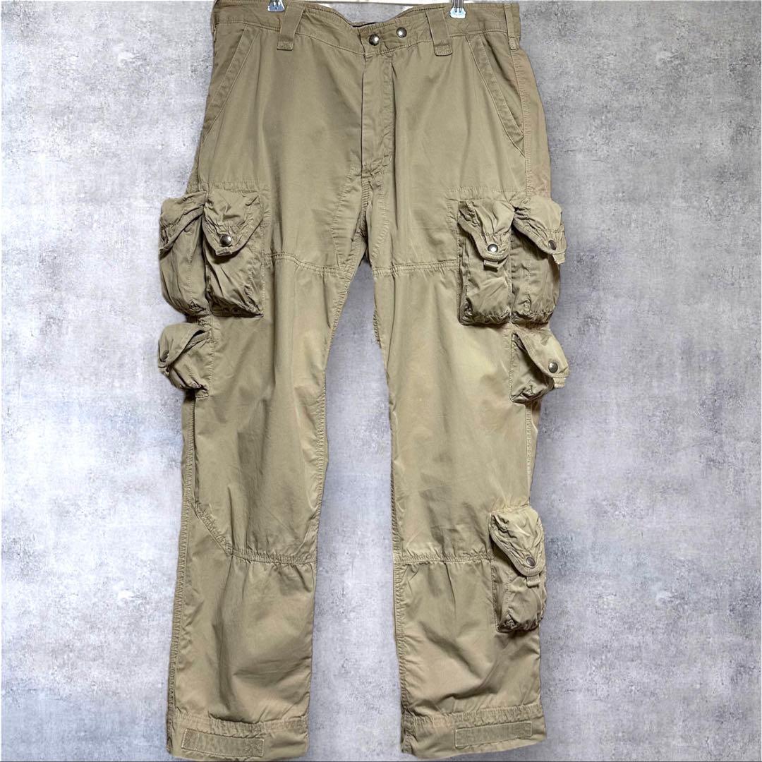 トラヴィス スコット着用90s POLO ラルフローレン マルチカーゴ パンツ