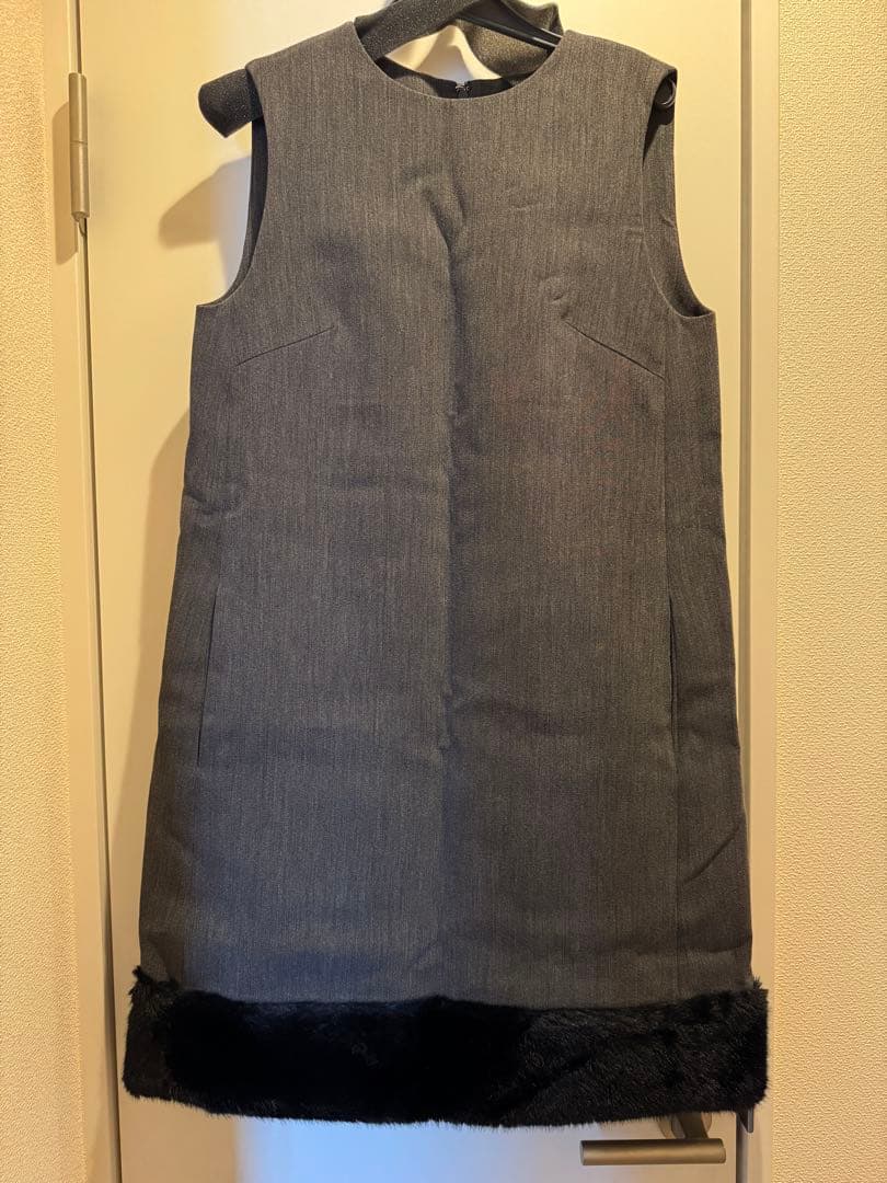 新品未使用　CELFORD 裾ファーミニワンピース　セルフォード