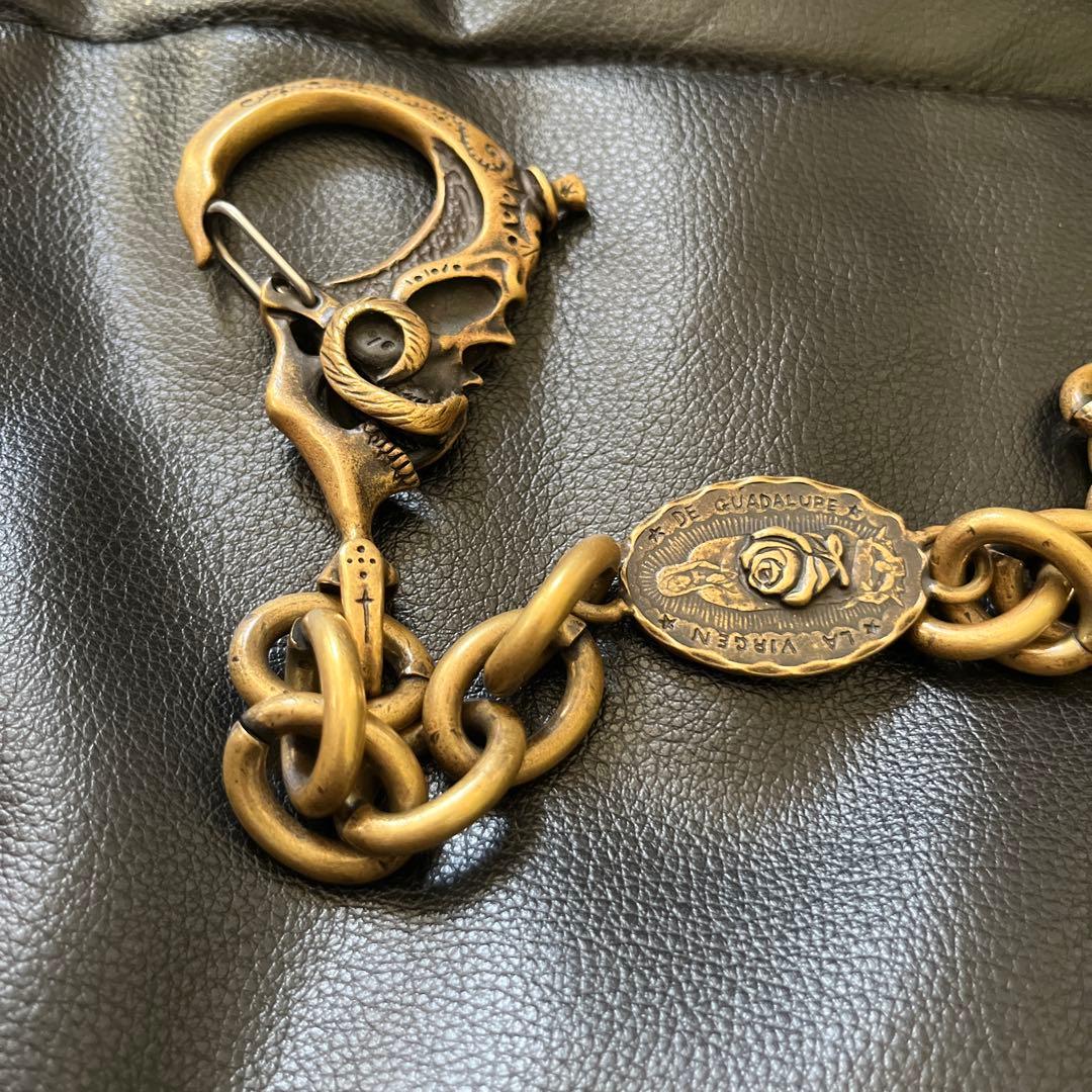 値下げしました！　galcia ガルシア　真鍮　ウォレットチェーン　オーダー