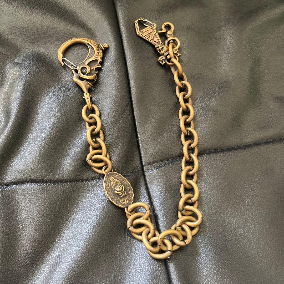 値下げしました！　galcia ガルシア　真鍮　ウォレットチェーン　オーダー