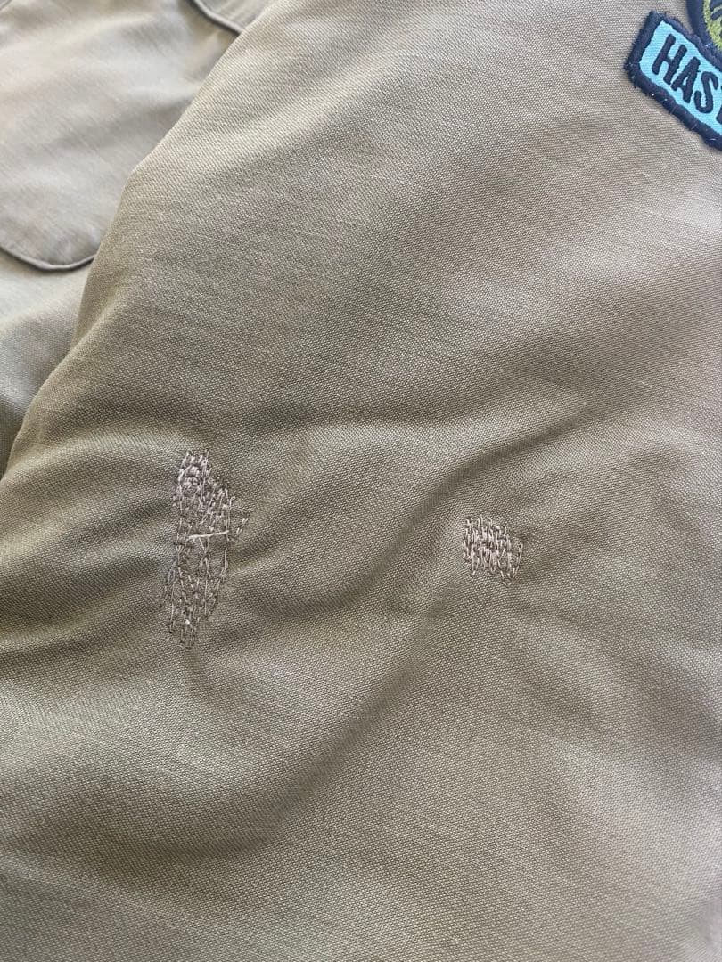 米軍実物 80s A2デッキジャケット バックステンシル　Lサイズ