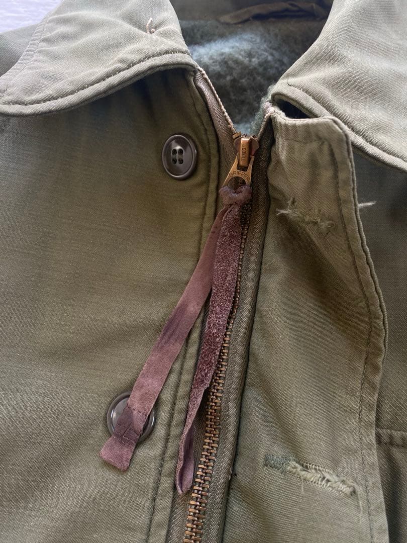 米軍実物 80s A2デッキジャケット バックステンシル　Lサイズ