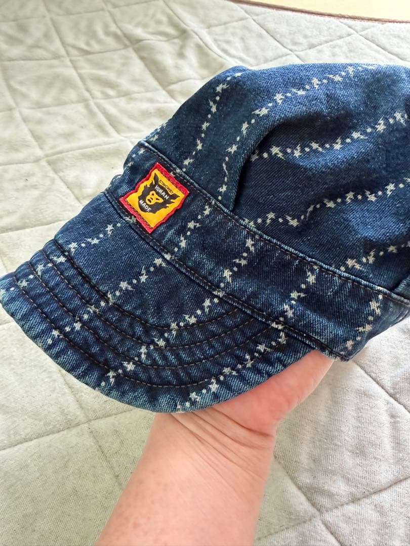 HUMAN MADE 初期ヒューマンメイド　デニム星柄ワークキャップL新品