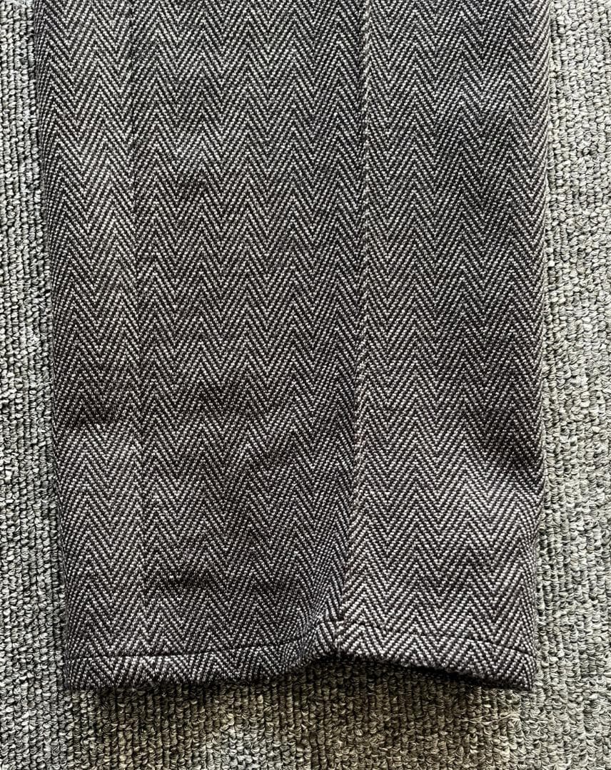 giabs ジャブス マサッチョ 永久クリース ヘリンボーン ジャージー パンツ