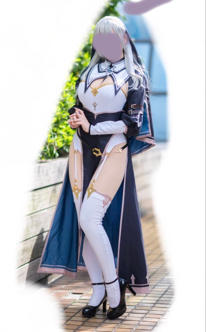 白銀ノエル コスプレ 衣装 シスター フルセット