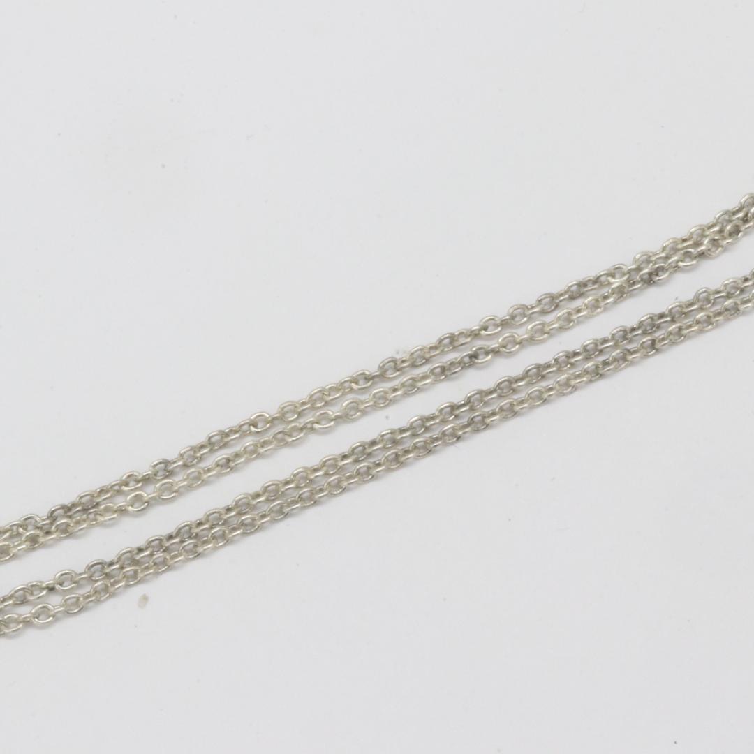 ティファニー SV 925 ティアドロップ ネックレス