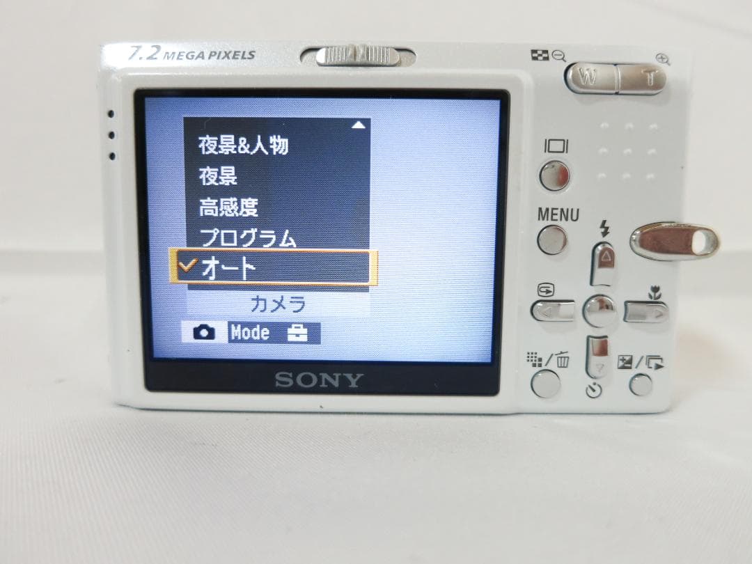 Sonyコンパクトデジタルカメラ Cyber-shot DSC-T10 ホワイト