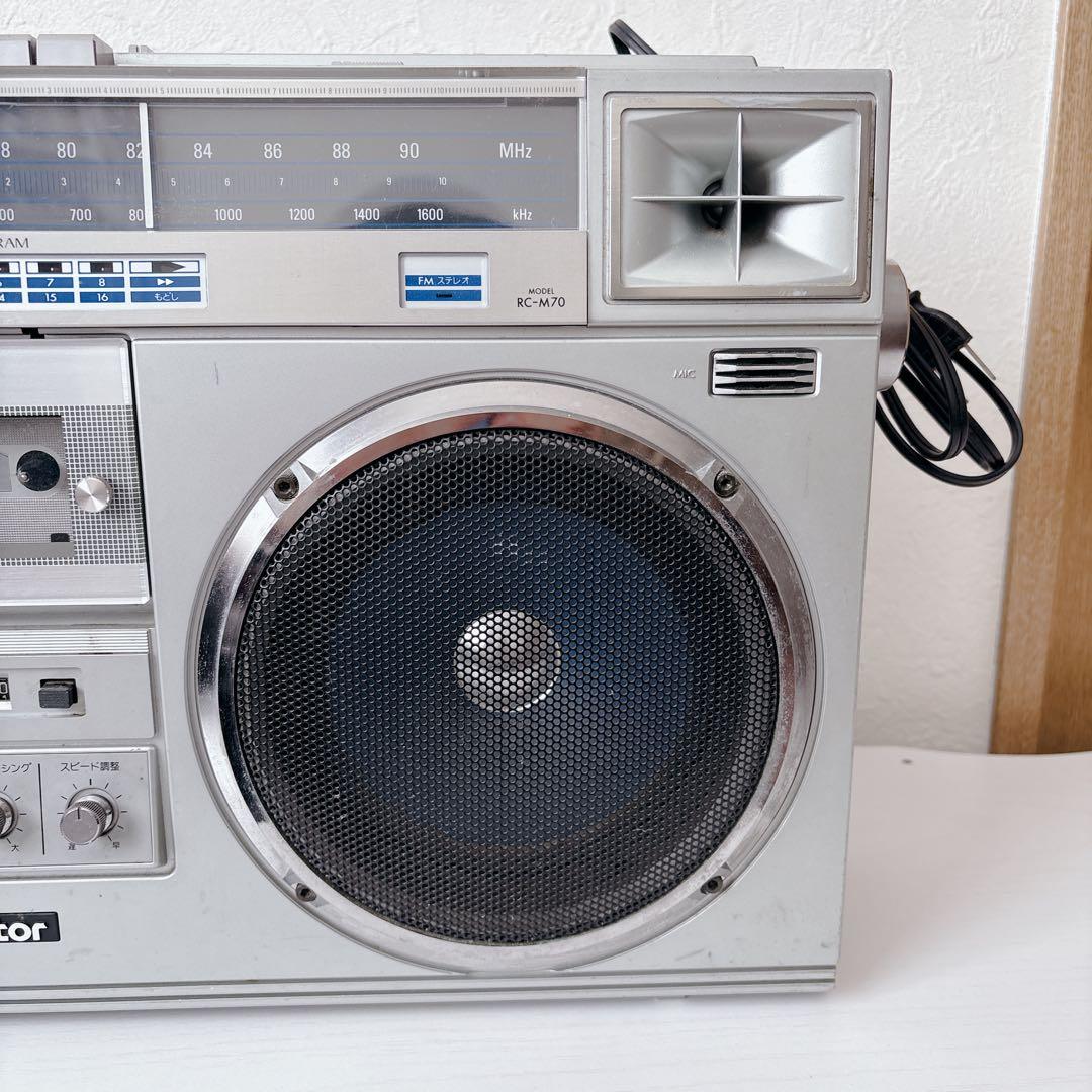希少 Victor RC-M70 FM/AMステレオラジオカセットレコーダー