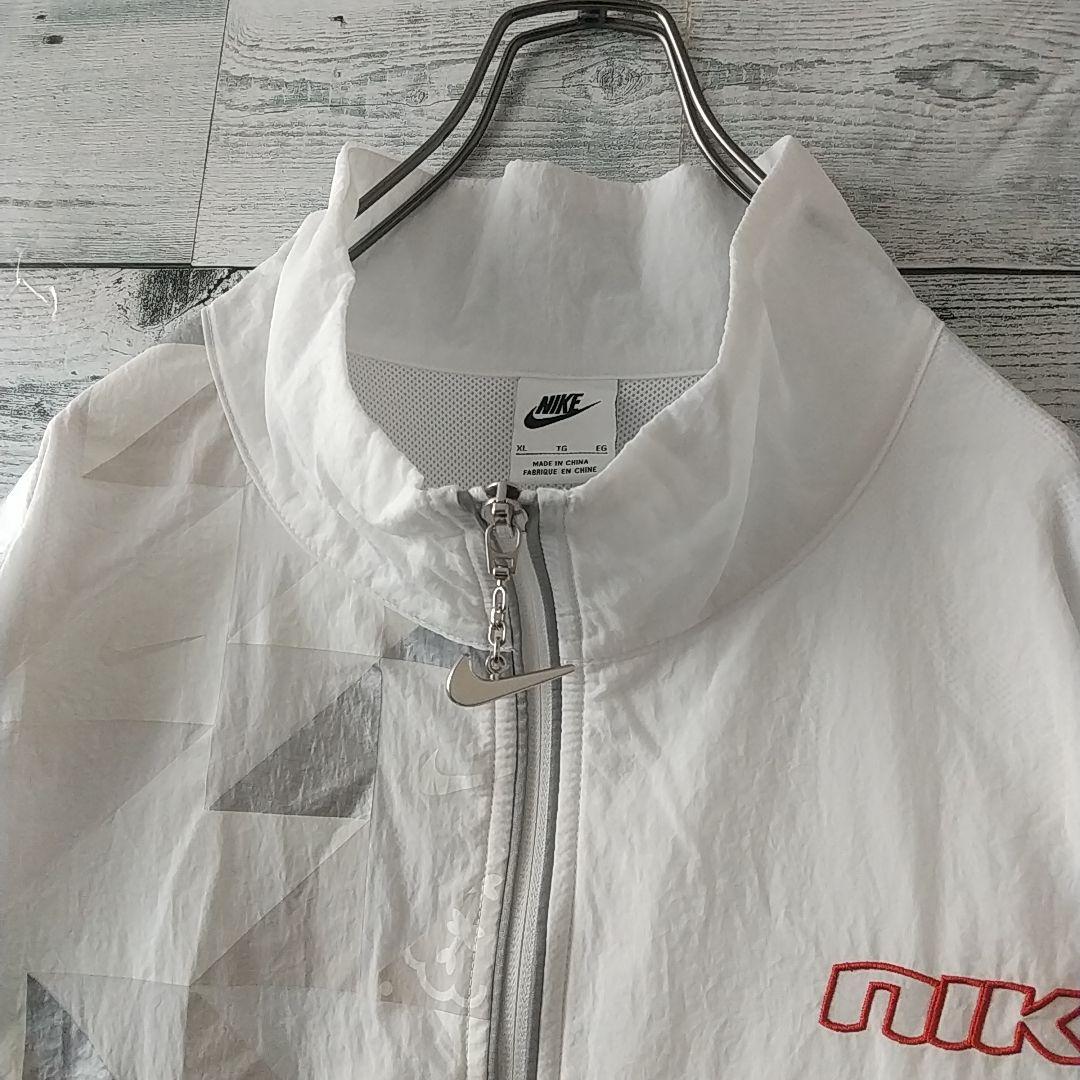 希少デザイン☆ナイキ 刺繍 ペイズリー クレイジーパターン ナイロンジャケット