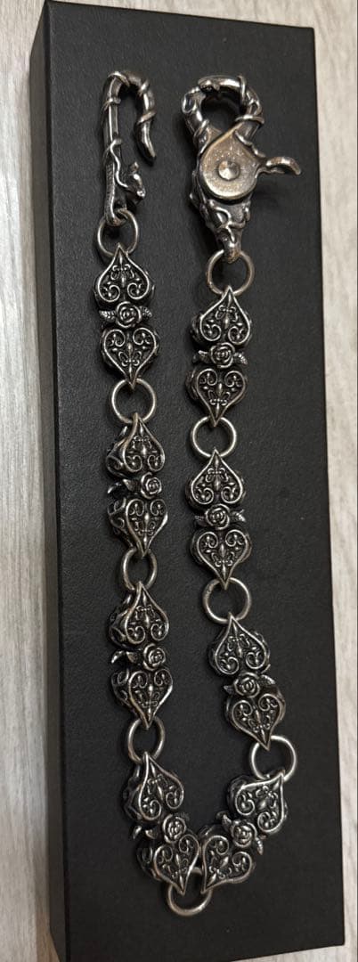 Elan Vital エランヴィタール　薔薇ウォレットチェーン925