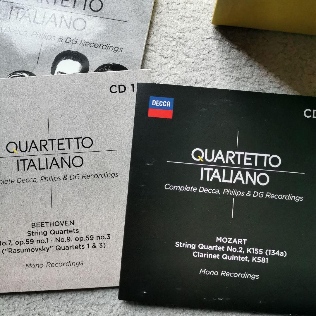 イタリア四重奏団　デッカ、フィリップス＆ＤＧ録音全集（３７ＣＤ）