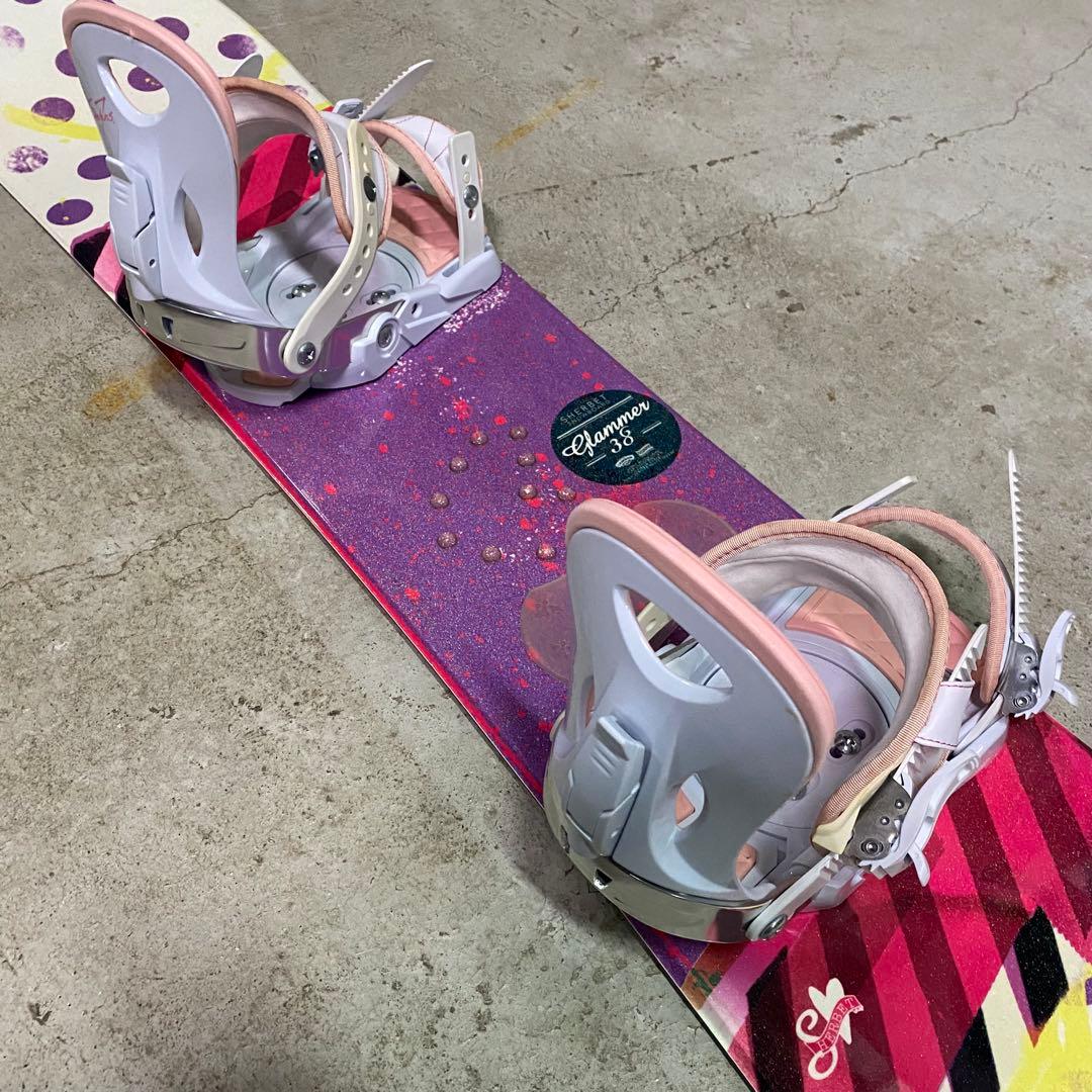 バッグ付　SHERBET GRASS ROOTS スノーボード　板　セット