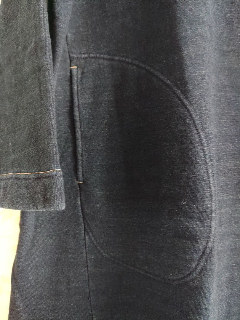 45r 裏毛の馬ドレス（インディゴ ）ワンピース　ロング