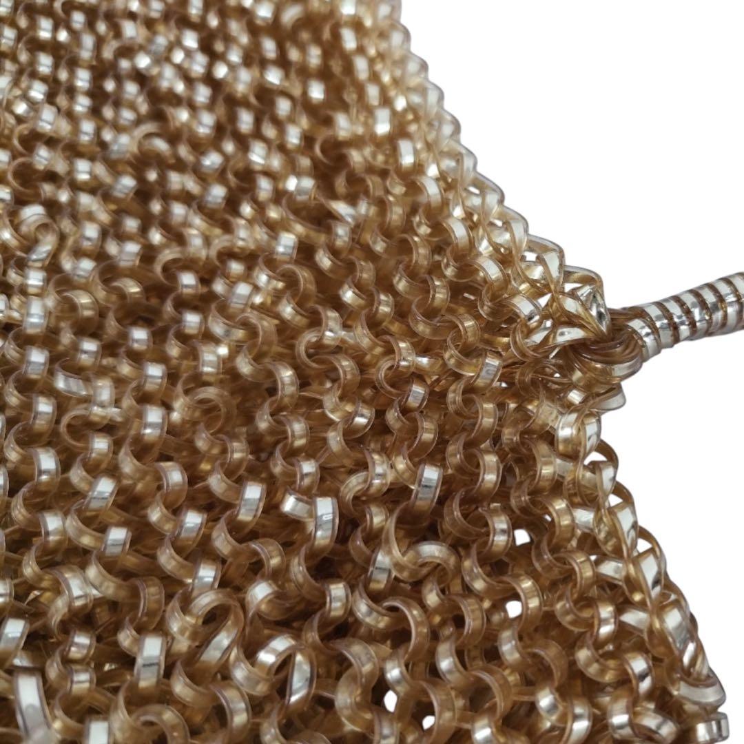 ［美品］ANTEPRIMA アンテプリマ　ワイヤーバッグ　ゴールド