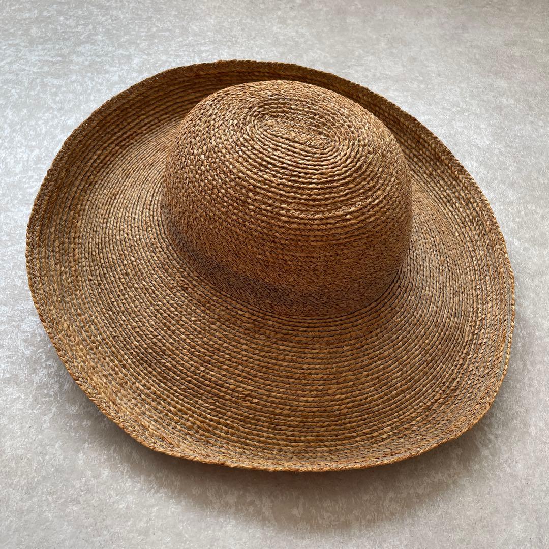 新品同様 Helen Kaminski ストローハット 麦わら帽子グラデーション