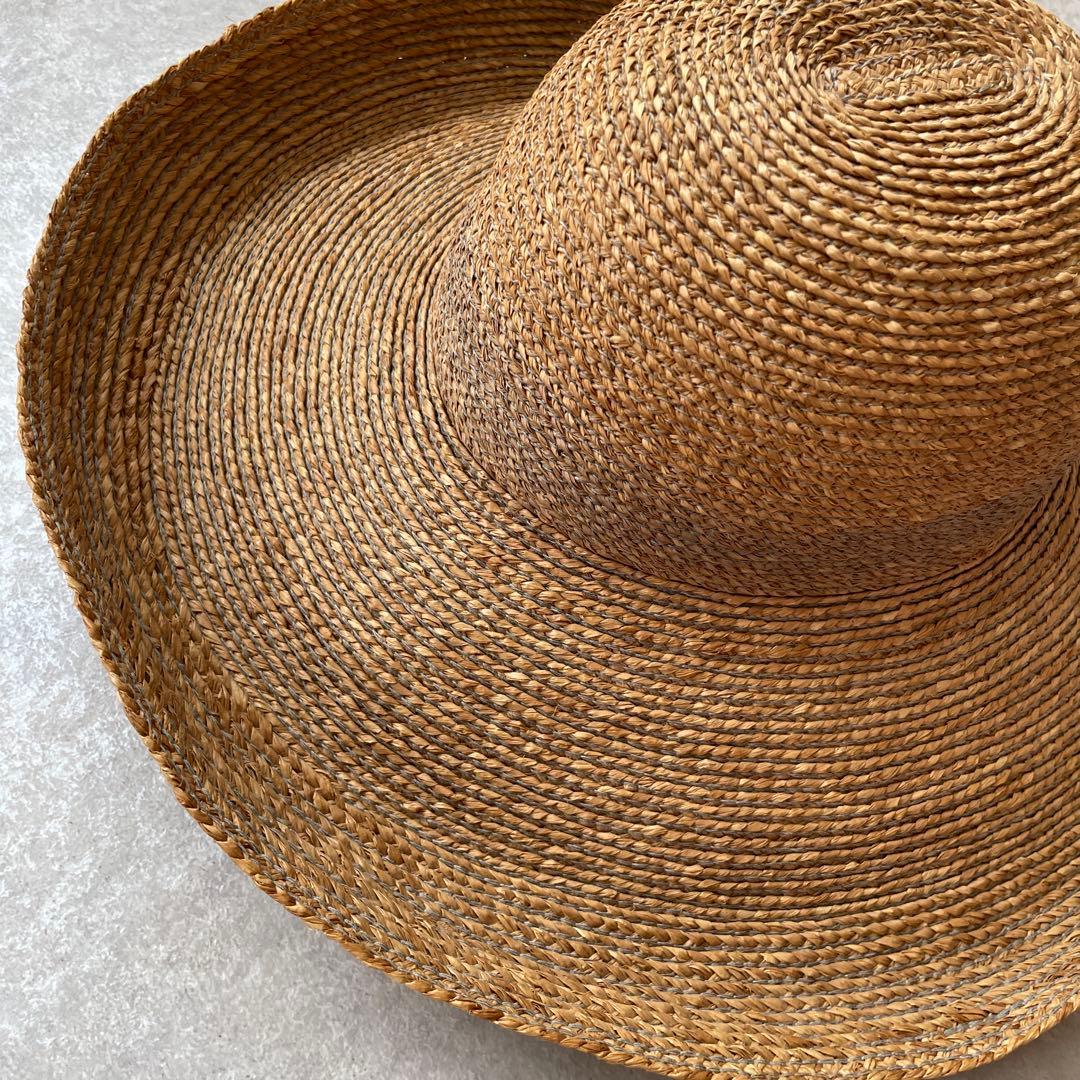 新品同様 Helen Kaminski ストローハット 麦わら帽子グラデーション