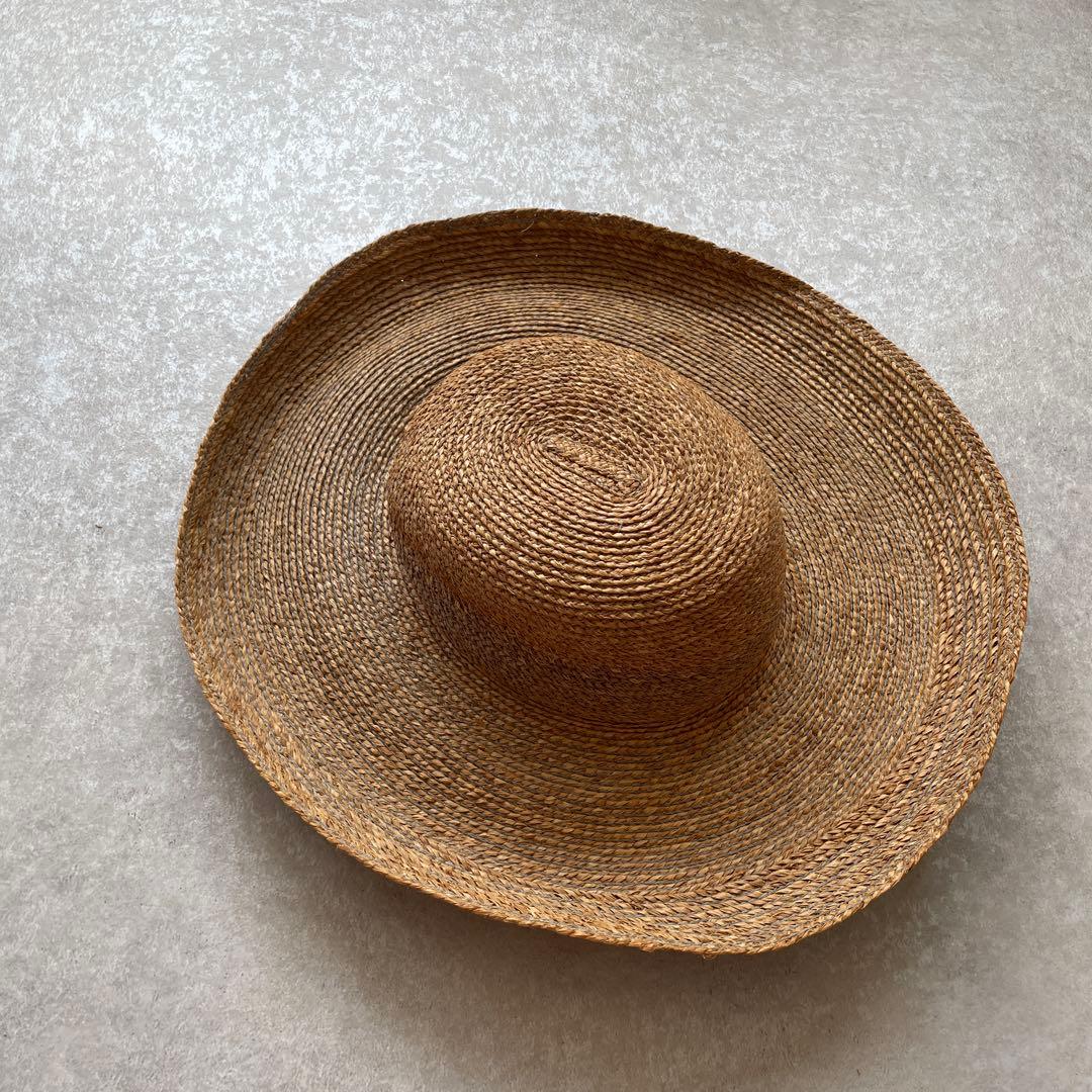 新品同様 Helen Kaminski ストローハット 麦わら帽子グラデーション