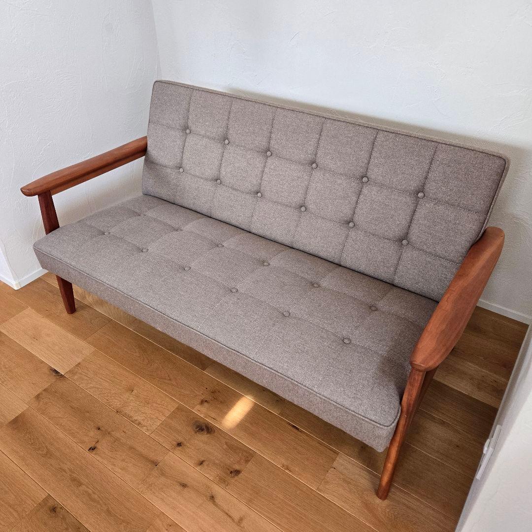 限定モデル カリモク60 Kチェア2シーター フラノベージュ