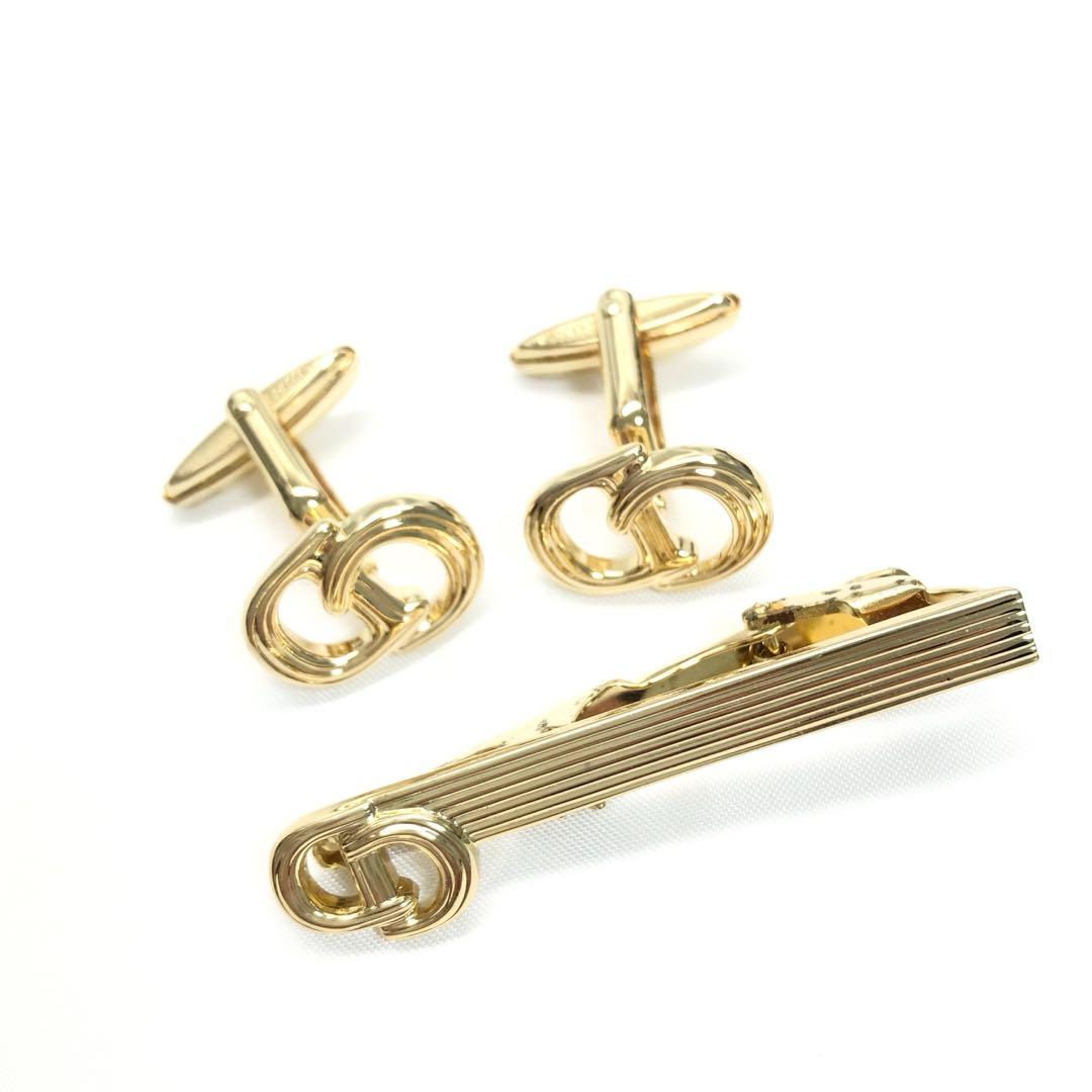 【美品✨】　Christian Dior タイピン　カフス　セット　ヴィンテージ
