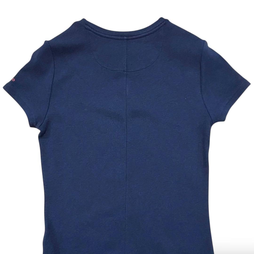 美品　ポロバイラルフローレン マキシ丈　ロングワンピース 半袖　ネイビー　主役級