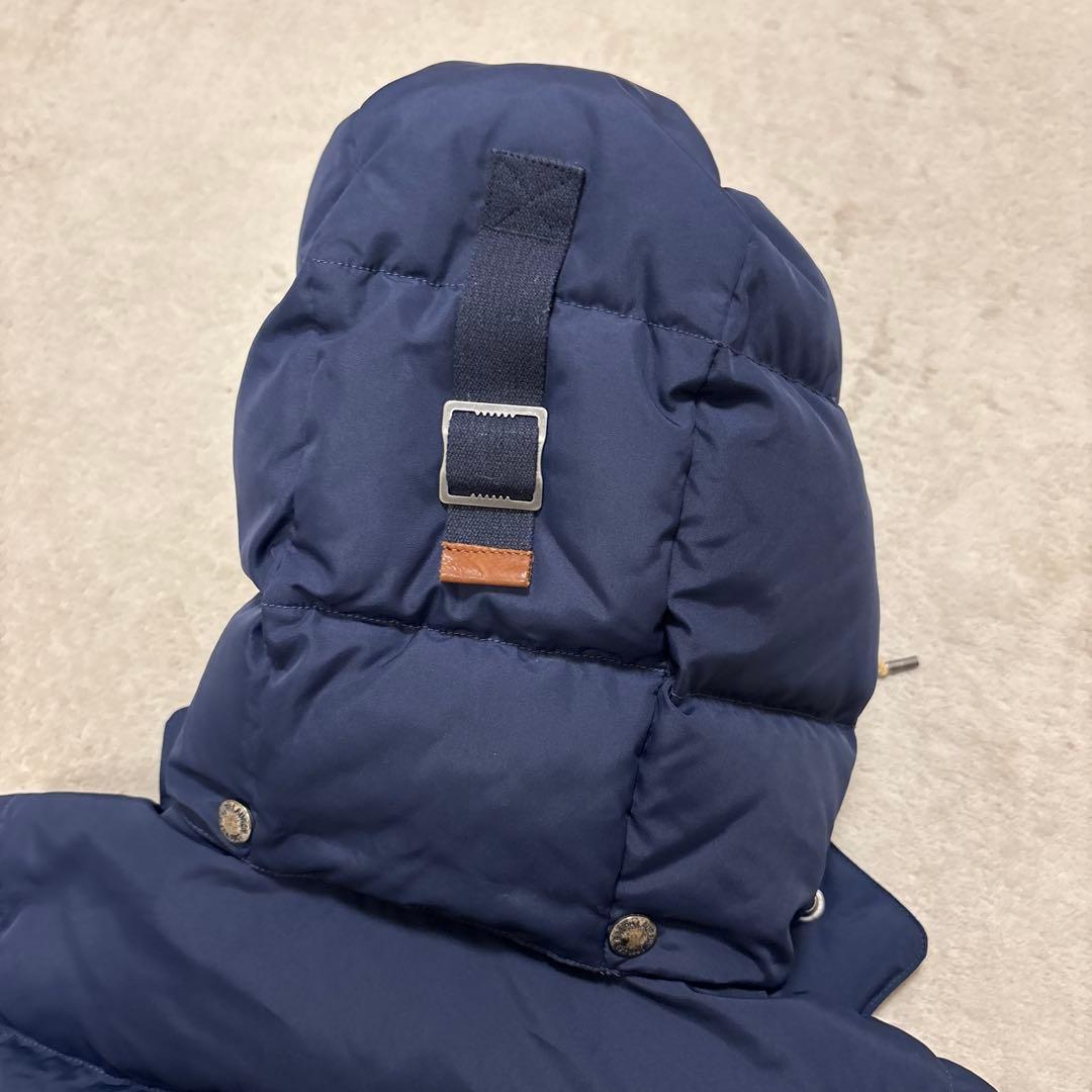 ラルフローレン ダウンベスト ダブルジップ　ポニー刺繍　ネイビー　肉厚　2way