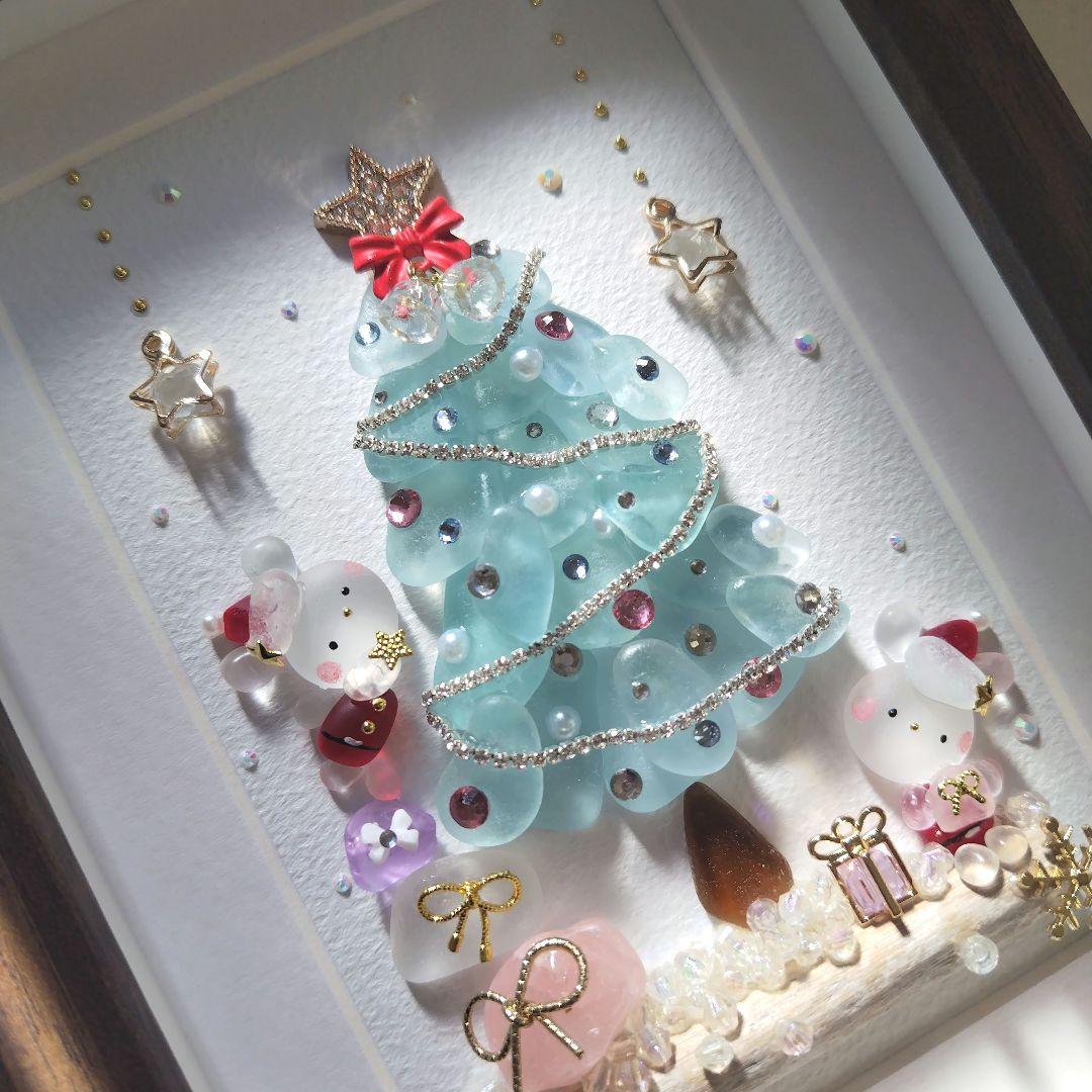シーグラスアート『 ♡Happy Happy Christmas♡』