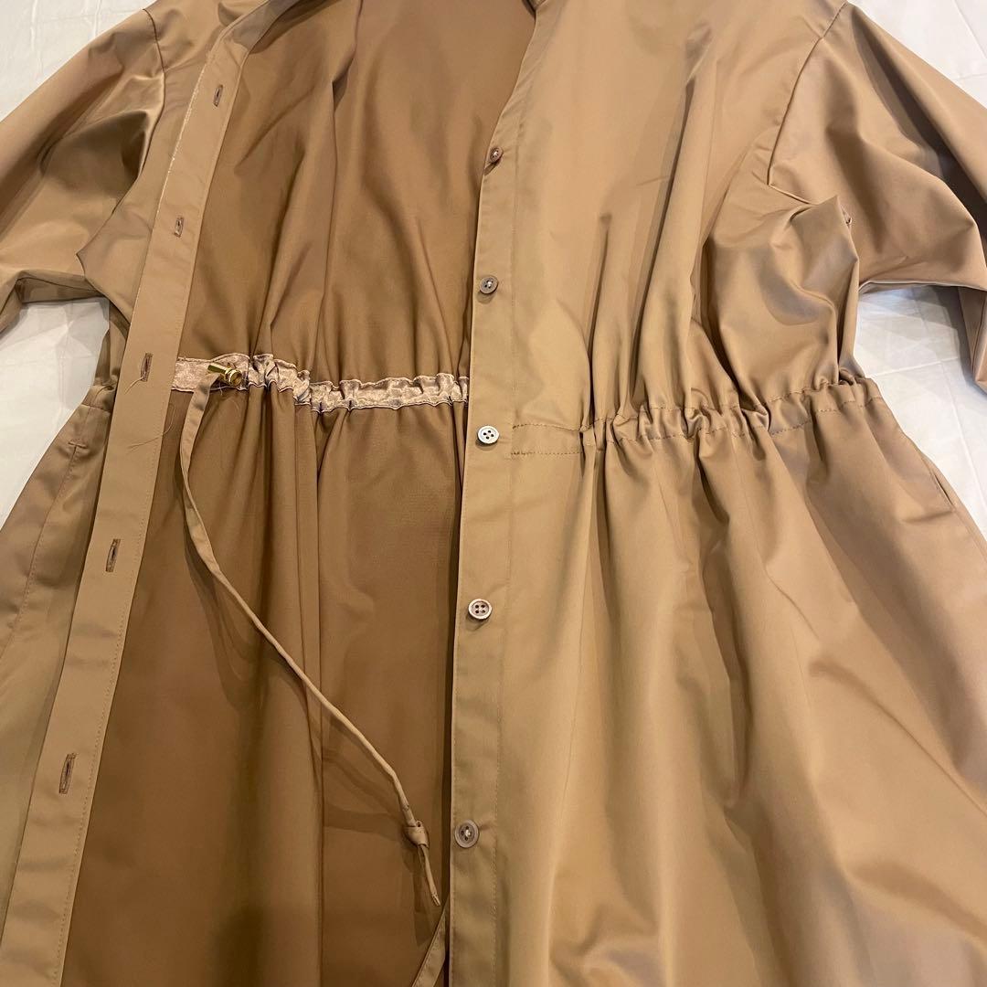 美品SOEJU ソージュ リモンタコートワンピース Mサイズ キャメル