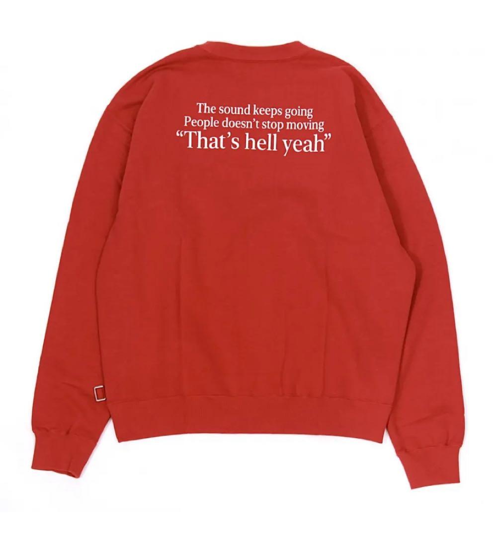 ice&techno トレーナー　red