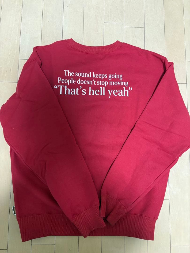 ice&techno トレーナー　red