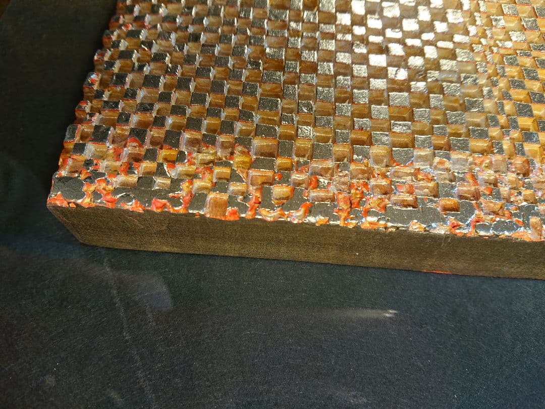 「相転移/そうてんい 時空の織り物#5」堤 進 2011年制作 日本画 F4号